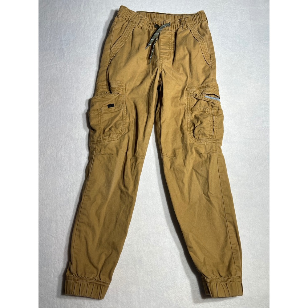 Wrangler Boys Slim Fit Cargo Jogger Pants Tan Khaki Size 12 Slim 109MGBWMB